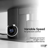 DF83V Variable Speed Single Dose Coffee Grinder with DLC Espresso Burrs (Black) Coffee Grinder DF Grinders