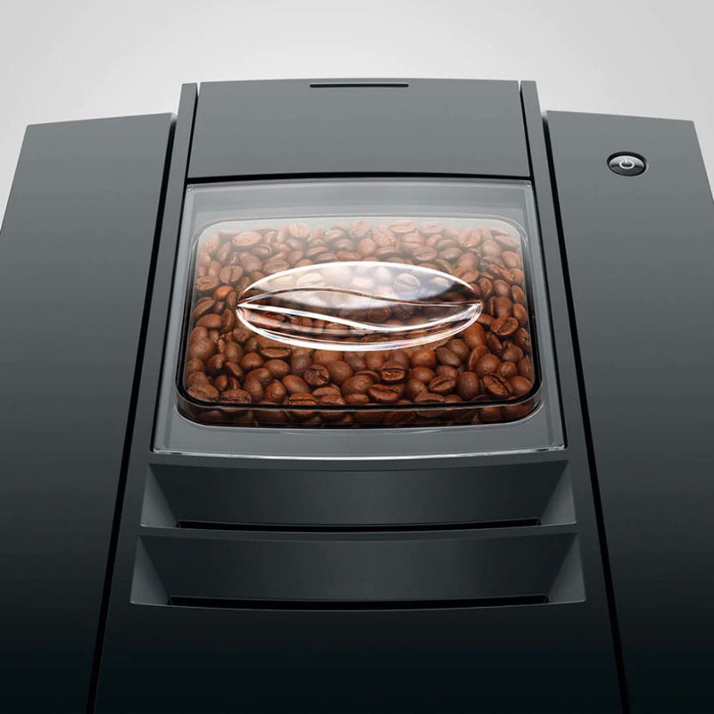 Jura E6 Super Automatic Espresso Machine Platinum - (Model 15465 | Latest Version) with Glass Milk Container