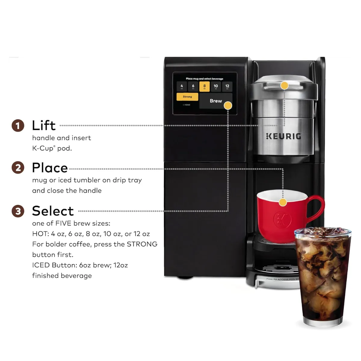 Keurig K3550 K-Cup® Commercial Brewing System Keurig Machine Keurig
