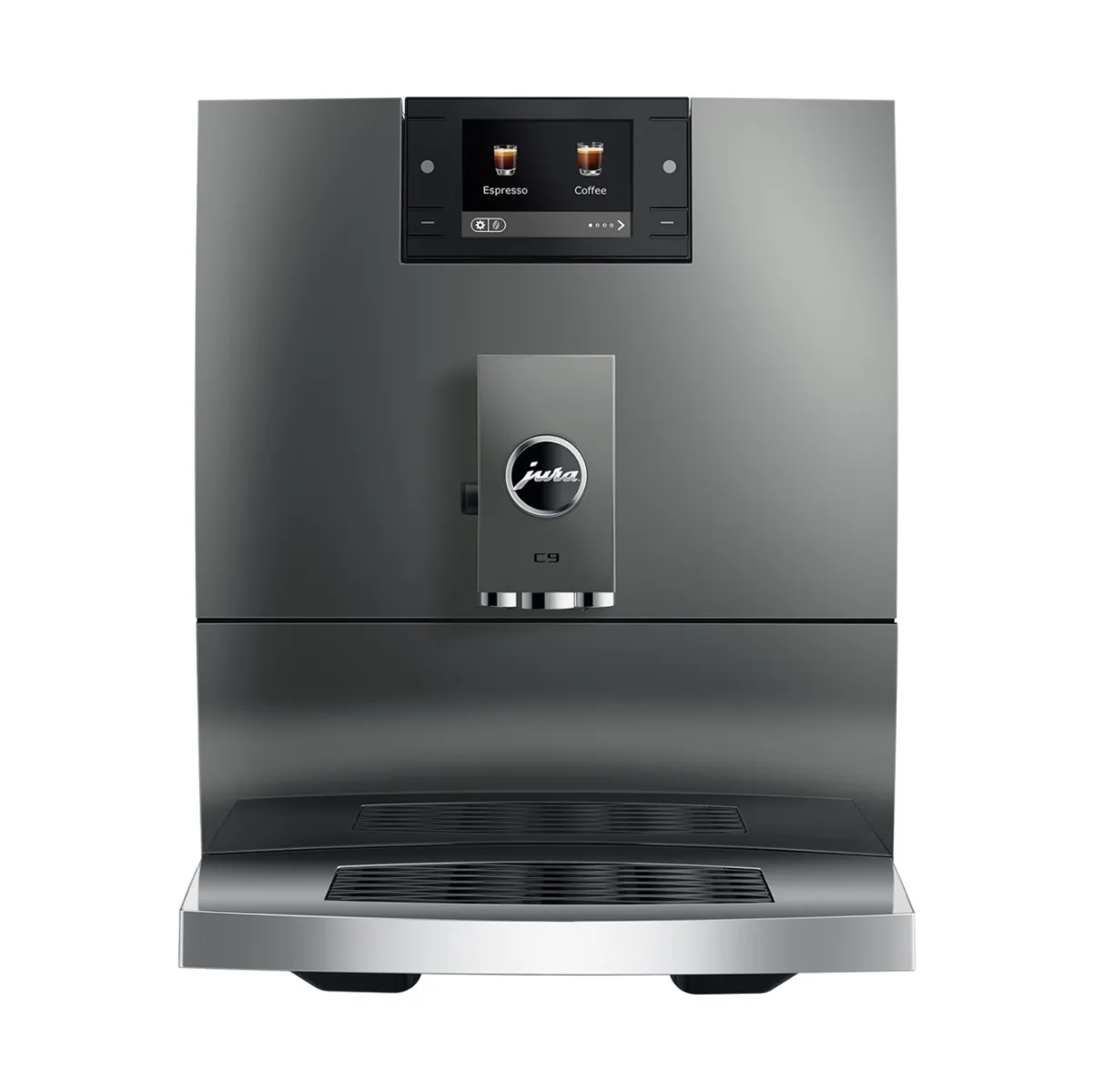 Jura C9 Automatic Coffee Machine 15751 (Piano Inox) Super Automatic Espresso Machine Jura