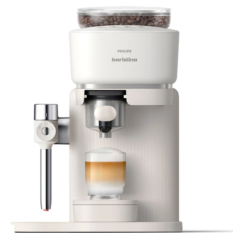 Philips Baristina Latte Semi-Automatic Espresso Machine BAR400/00 (White) Philips