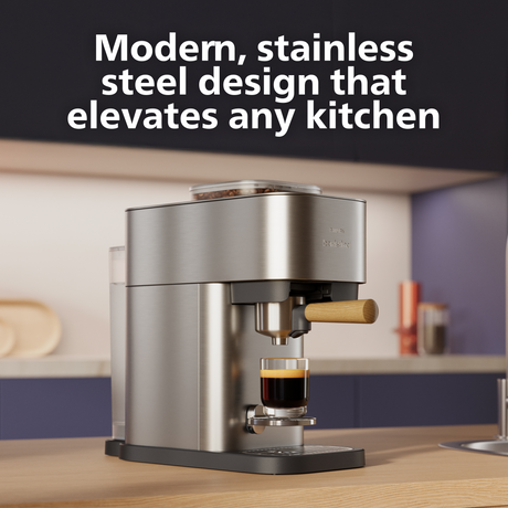 Philips Baristina Plus Semi-Automatic Espresso Machine BAR500/00 (Stainless Steel) Espresso Machine Philips