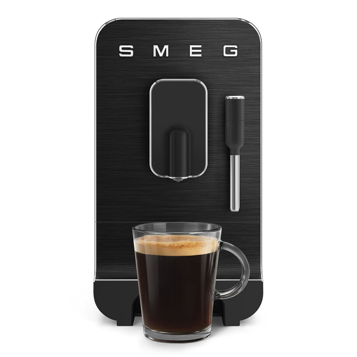 Smeg Fully Automatic Espresso Machine with Milk Wand BCC12FBMUS (Matte Black) Super Automatic Espresso Machine Smeg