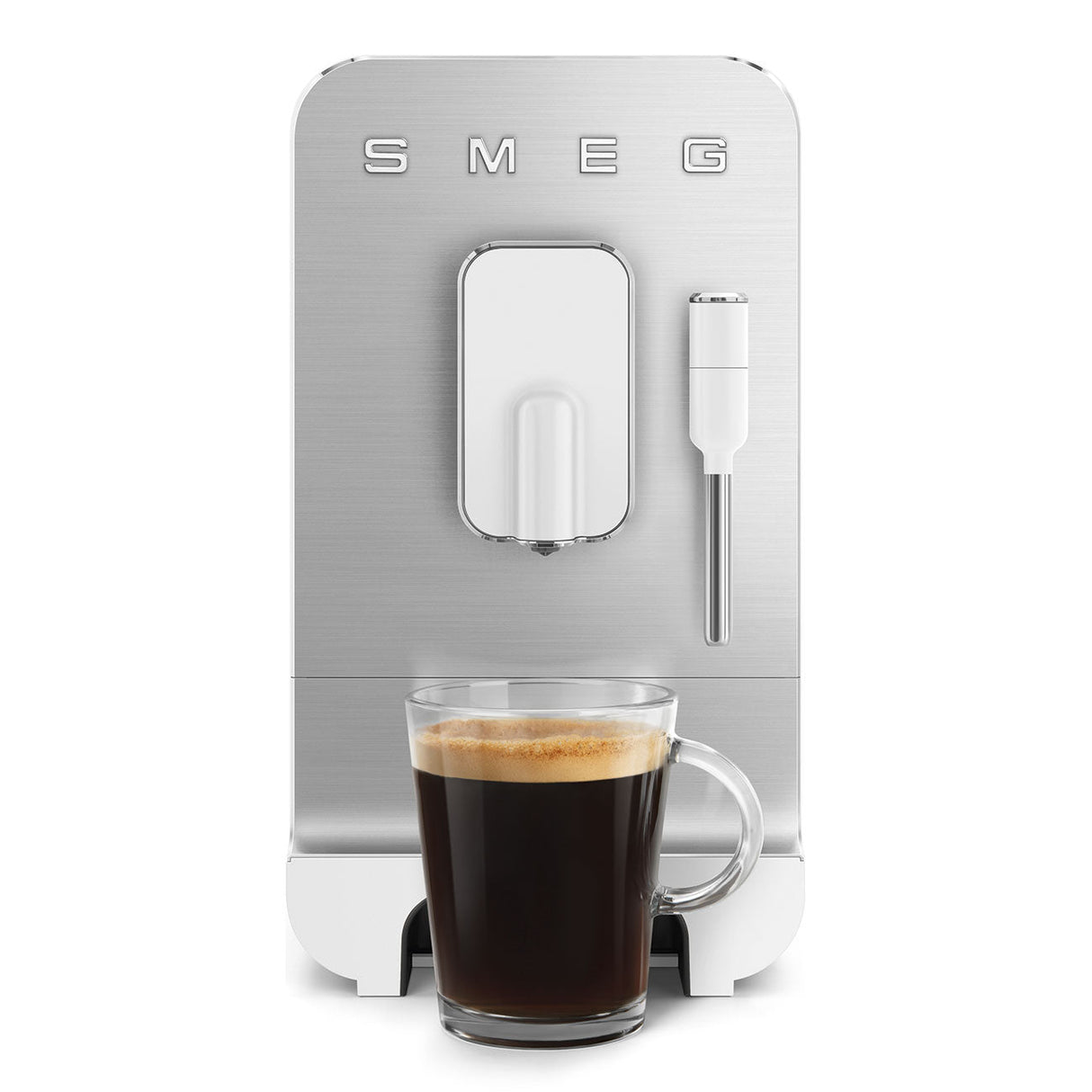 Smeg Fully Automatic Espresso Machine with Milk Wand BCC12WHMUS (White) Super Automatic Espresso Machine Smeg