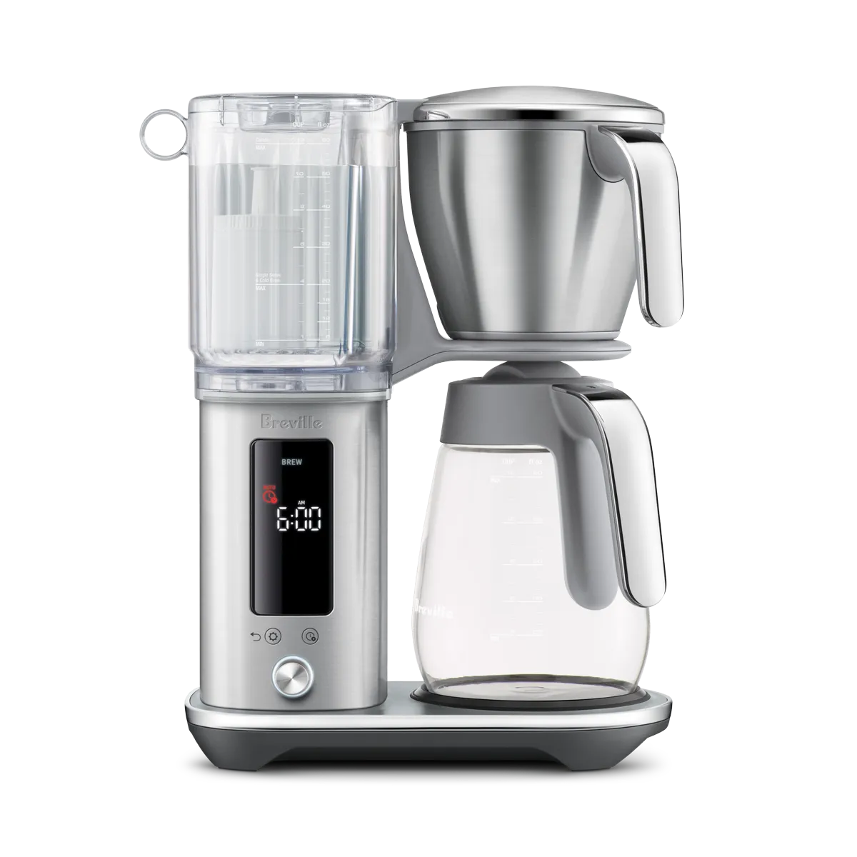 Breville the Luxe Brewer Glass BDC415BSS (Brushed Stainless) Drip Coffee Maker Breville