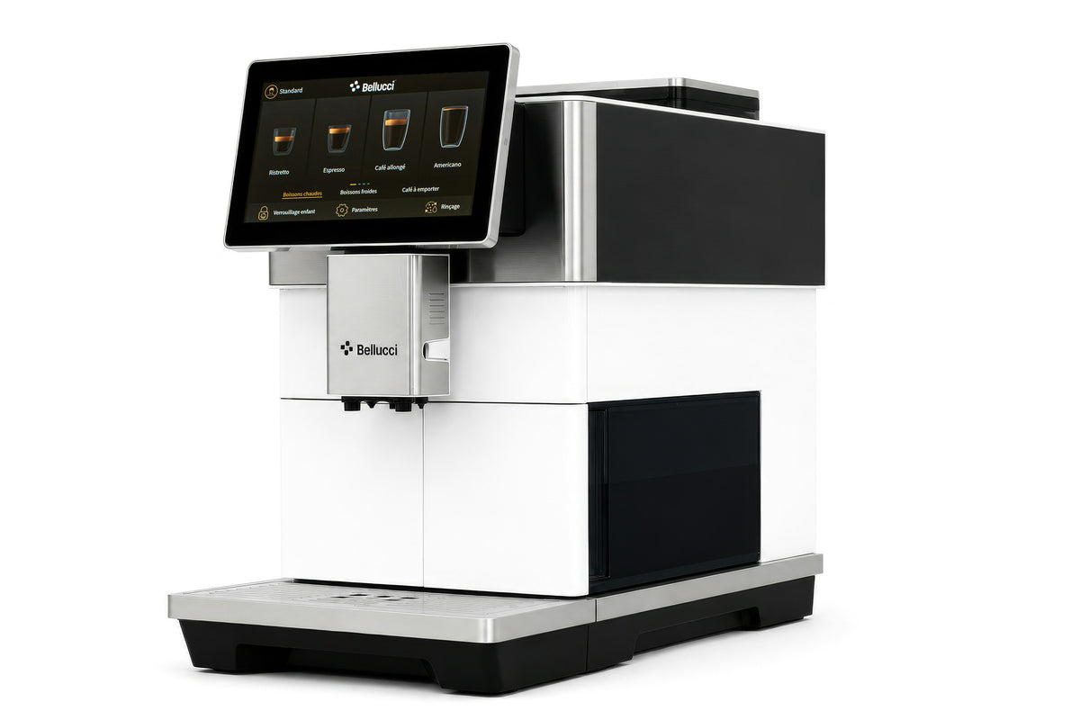 Bellucci Bistro Casa Super Automatic Espresso Machine (White) Super Automatic Espresso Machine Bellucci