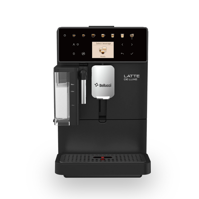 Bellucci Latte De Luxe Super Automatic Espresso Machine (Black) Bellucci