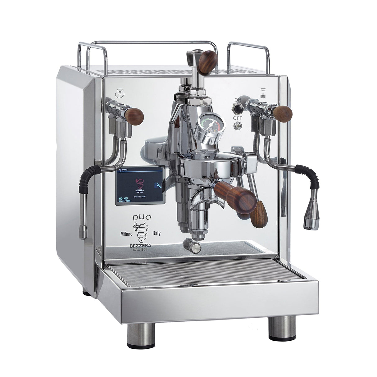 Bezzera DUO MN Dual Boiler Espresso Machine w/ Flow Control (Chrome) Espresso Machine (Prosumer) Bezzera