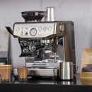Breville The Barista Express Impress Semi-Automatic Espresso Machine BES876DBL (Damson Blue)
