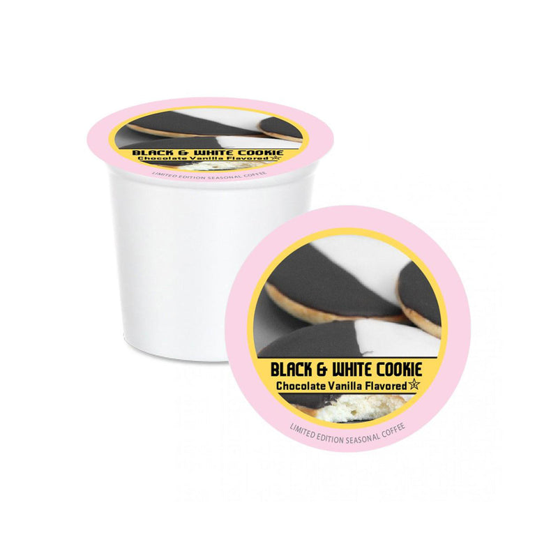 * SEASONAL * Brooklyn Bean Black & White Cookie Single-Serve Coffee Pods (Box of 40)
