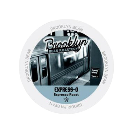 Brooklyn Bean Express-O Extra Bold Single-Serve Coffee Pods (Box of 40) K-Cups Brooklyn Bean