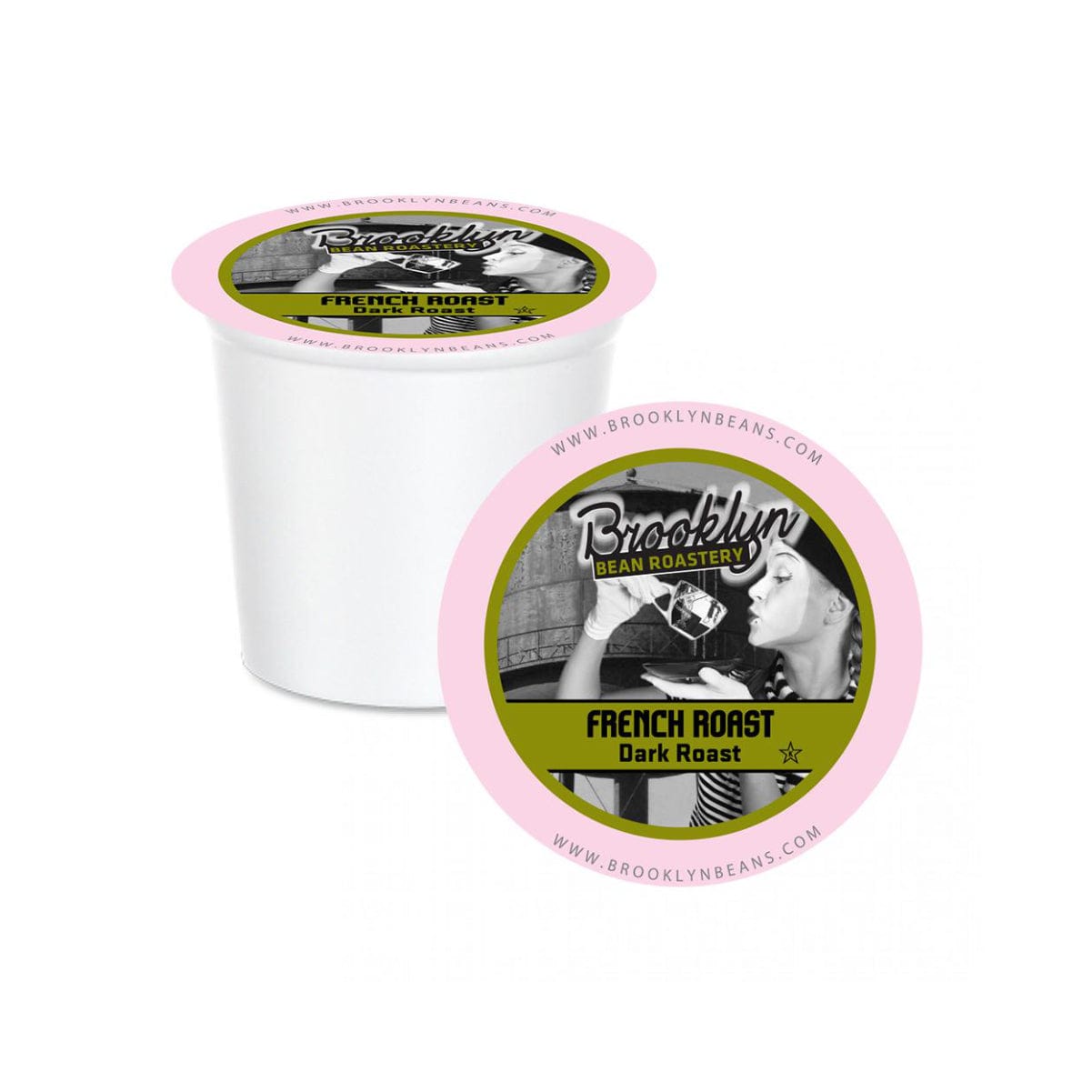 Brooklyn Bean French Roast Single-Serve Coffee Pods (Case of 160) K-Cups Brooklyn Bean