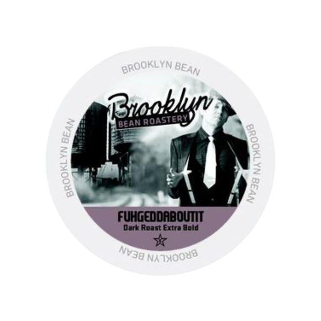 Brooklyn Bean Fuhgeddaboutit Extra Bold Single-Serve Coffee Pods (Box of 40)