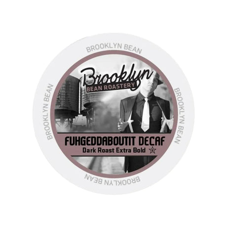 Brooklyn Bean Fuhgeddaboutit Decaf Extra Bold Single-Serve Coffee Pods (Case of 160) K-Cups Brooklyn Bean