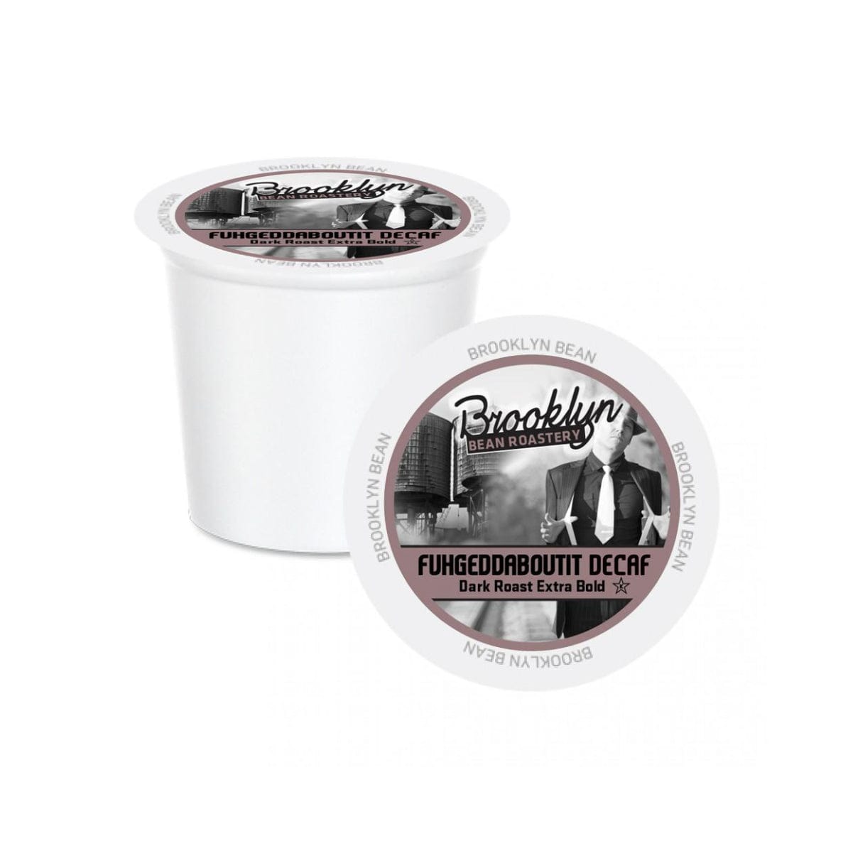 Brooklyn Bean Fuhgeddaboutit Decaf Extra Bold Single-Serve Coffee Pods (Case of 160) K-Cups Brooklyn Bean