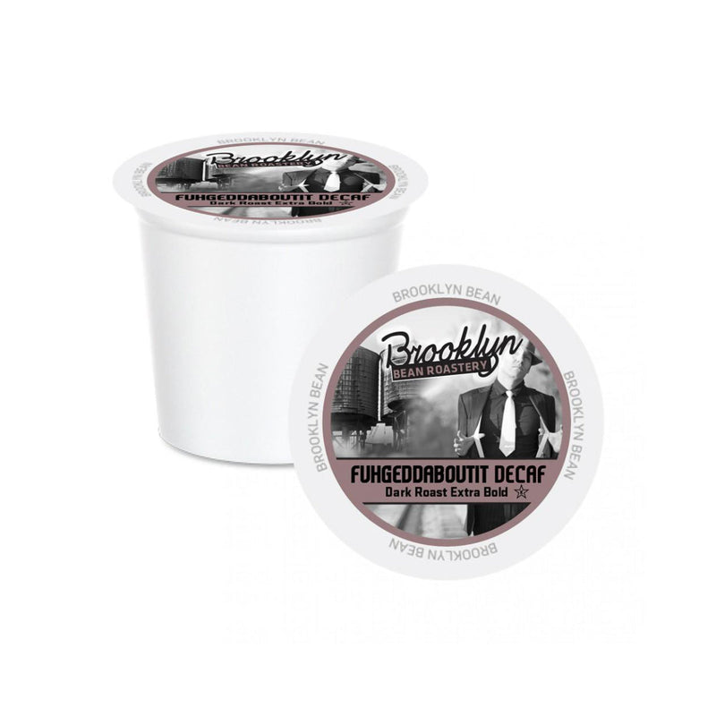 Brooklyn Bean Fuhgeddaboutit Decaf Extra Bold Single-Serve Coffee Pods (Box of 40)