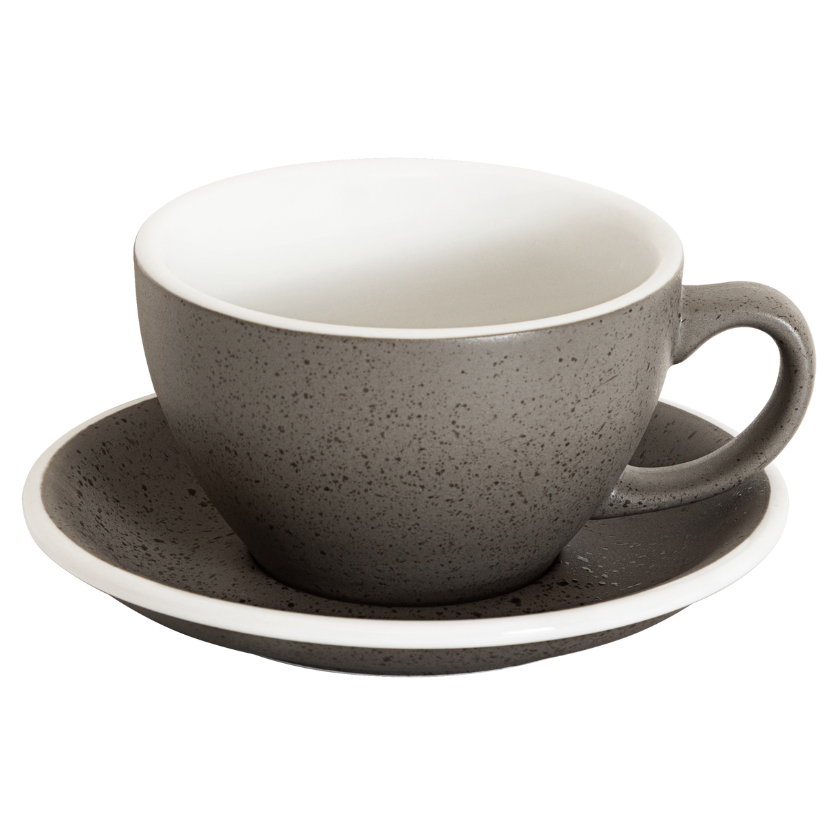 Loveramics Egg 300ml Latte Cup and Saucer (Potters Granite) Kitchenware Loveramics