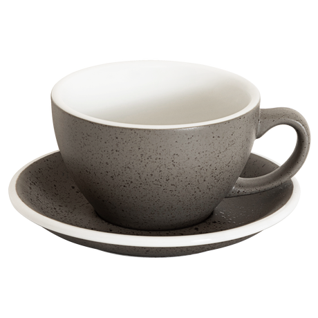 Loveramics Egg 300ml Latte Cup and Saucer (Potters Granite) Kitchenware Loveramics