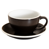 Loveramics Egg 300ml Latte Cup and Saucer (Potters Gunpowder) Kitchenware Loveramics