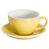 Loveramics Egg 300ml Latte Cup and Saucer (Potters Buttercup) Kitchenware Loveramics