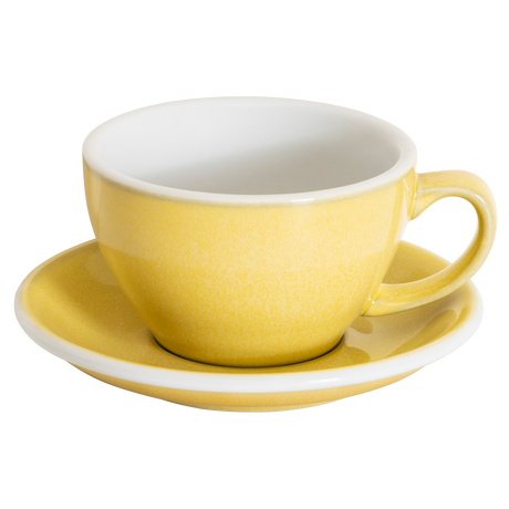 Loveramics Egg 300ml Latte Cup and Saucer (Potters Buttercup) Kitchenware Loveramics