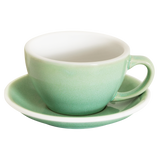 Loveramics Egg 300ml Latte Cup and Saucer (Potters Basil) Kitchenware Loveramics