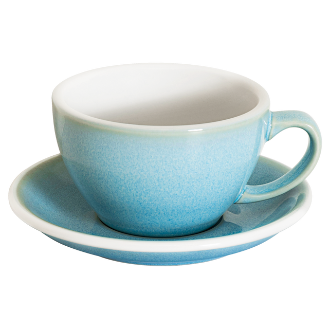 Loveramics Egg 300ml Latte Cup and Saucer (Potters Ice Blue) Kitchenware Loveramics