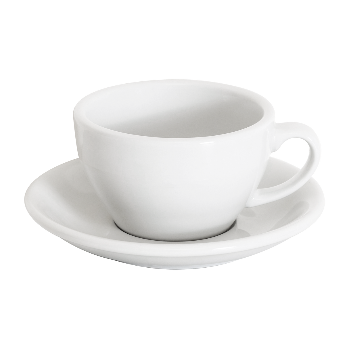 Loveramics Egg 200ml Cappuccino Cup and Saucer (White) Kitchenware Loveramics