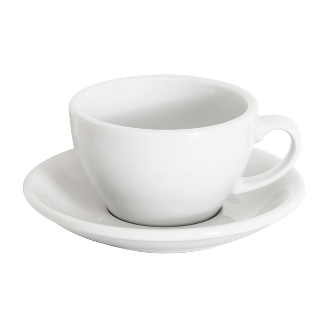 Loveramics Egg 200ml Cappuccino Cup and Saucer (White) Kitchenware Loveramics