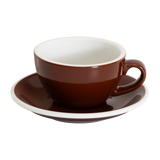 Loveramics Egg 200ml Cappuccino Cup and Saucer (Brown) Kitchenware Loveramics