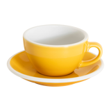 Loveramics Egg 200ml Cappuccino Cup and Saucer (Yellow) Kitchenware Loveramics