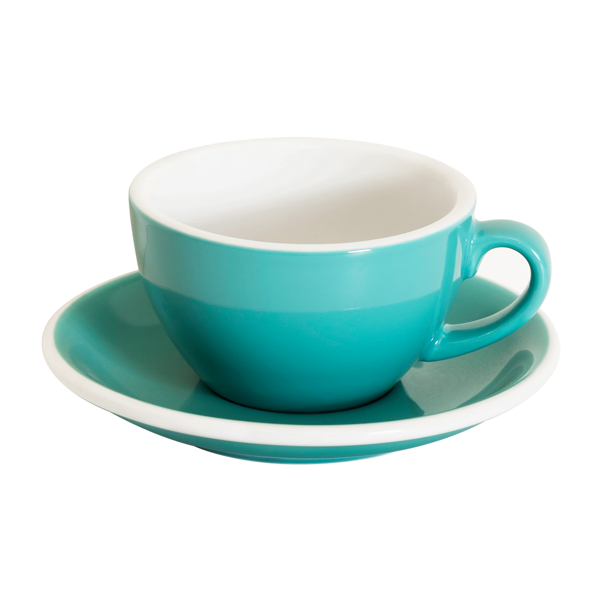 Loveramics Egg 200ml Cappuccino Cup and Saucer (Teal) Kitchenware Loveramics