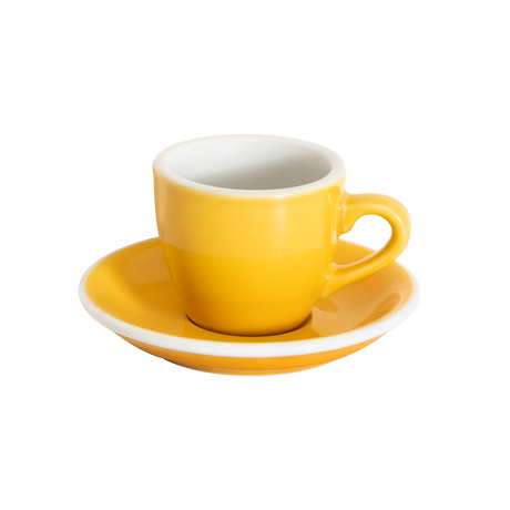 Loveramics Egg 80ml Espresso Cup and Saucer (Yellow) Kitchenware Loveramics