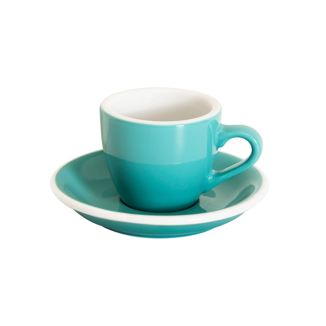 Loveramics Egg 80ml Espresso Cup and Saucer (Teal) Kitchenware Loveramics