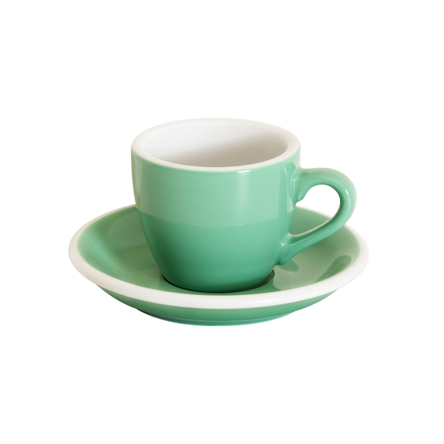 Loveramics Egg 80ml Espresso Cup and Saucer (Mint) Kitchenware Loveramics