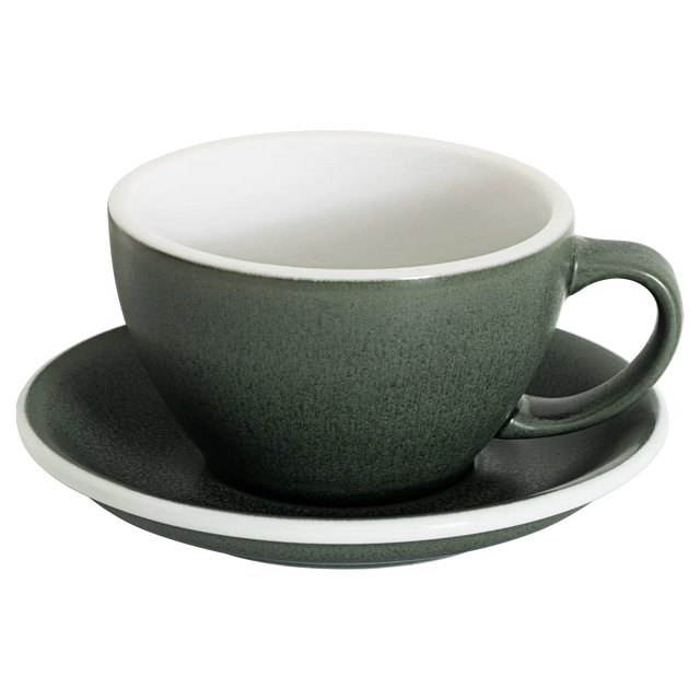 Loveramics Egg 300ml Latte Cup and Saucer (Mineral Forest) Kitchenware Loveramics