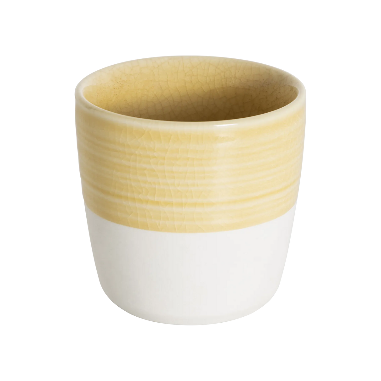 Loveramics Dale Harris 200ml Cappuccino Cup (Crackle Glaze Yellow) Accessory Loveramics