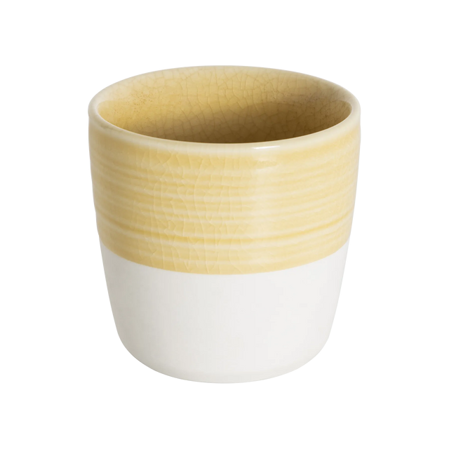 Loveramics Dale Harris 200ml Cappuccino Cup (Crackle Glaze Yellow) Accessory Loveramics