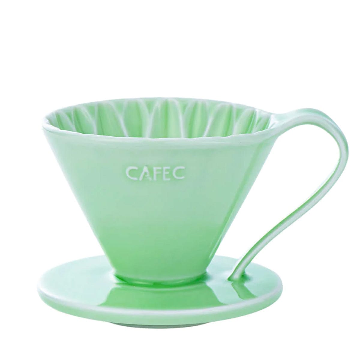 CAFEC Pour-Over Cup 4 Flower Dripper (Green) CFD-4GR Pour Over Equipment CAFEC