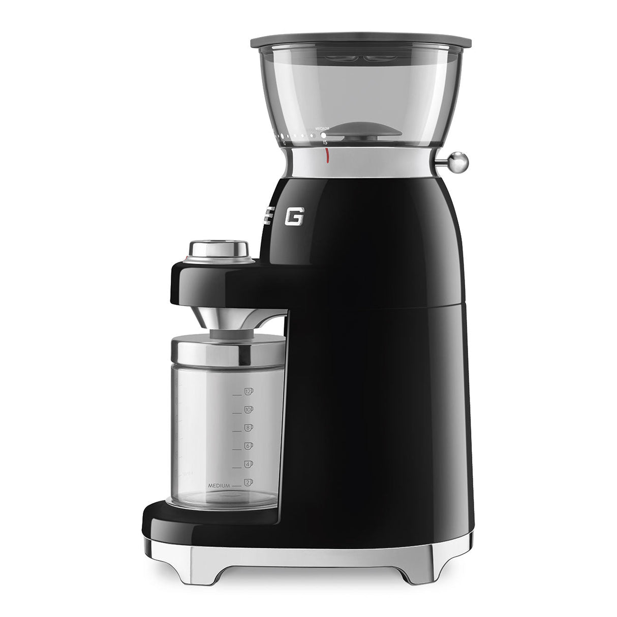 Smeg Retro-Style Coffee Grinder CGF03BLUS (Black) Coffee Grinder Smeg