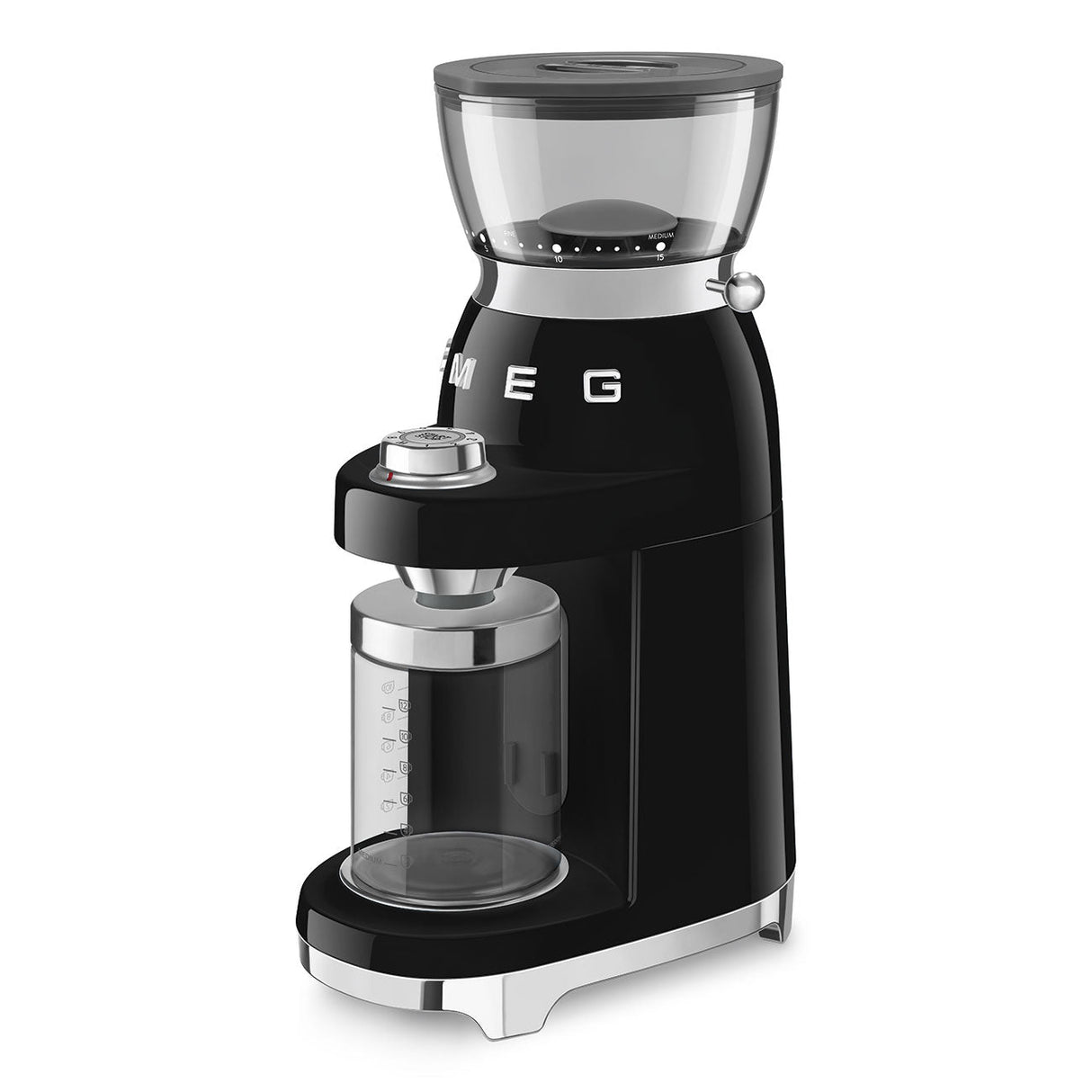 Smeg Retro-Style Coffee Grinder CGF03BLUS (Black) Coffee Grinder Smeg