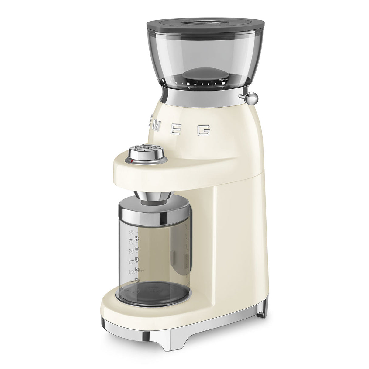 Smeg Retro-Style Coffee Grinder CGF03CRUS (Cream) Coffee Grinder Smeg