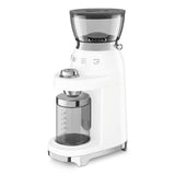 Smeg Retro-Style Coffee Grinder CGF03WHUS (White) Coffee Grinder Smeg