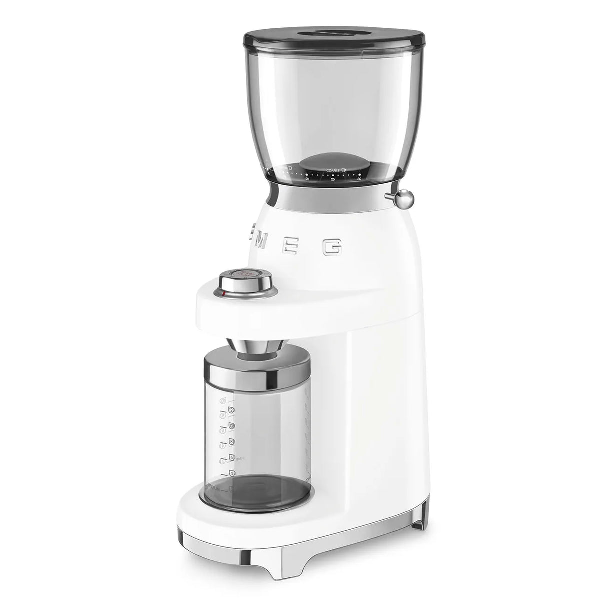 Smeg Retro-Style Coffee Grinder CGF11WHUS (White) Coffee Grinder Smeg