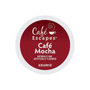 Cafe Escapes Cafe Mocha K-Cup® Pods (Box of 24) - Best Before Sept 24, 2023