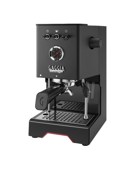 Gaggia Classic UP Black & Eureka Mignon Zero 65 All Purpose (Chrome) Grinder Bundle Espresso Machine Gaggia