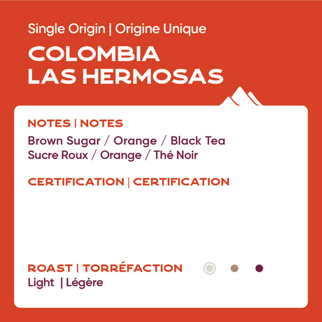 Reunion Island Colombian Las Hermosas Whole Bean Coffee Value Pack(Box of 6) Whole Bean Coffee Reunion Coffee Roasters