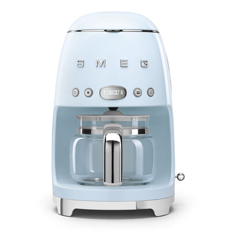 Smeg 50s Retro-Style Drip Coffee Machine DCF02PBUS (Pastel Blue) Drip Coffee Maker Smeg
