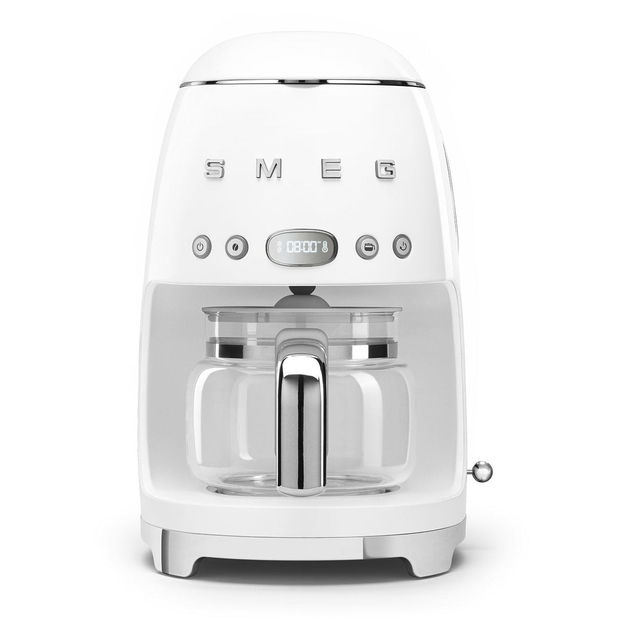 Smeg 50s Retro-Style Drip Coffee Machine DCF02WHUS (White) Drip Coffee Maker Smeg