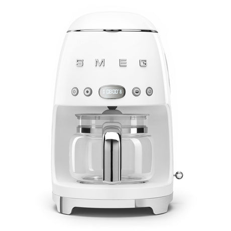 Smeg 50s Retro-Style Drip Coffee Machine DCF02WHUS (White) Drip Coffee Maker Smeg